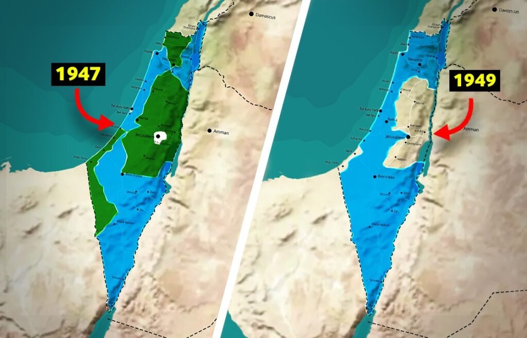 Israeli-Palestinian conflict two-state solution, historical background, and current situation in Gaza